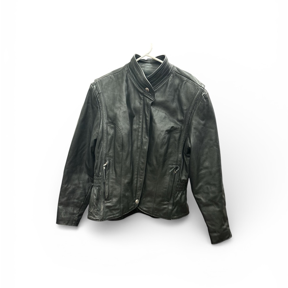 Harley-Davidson Black Quilted Jacket with Logo